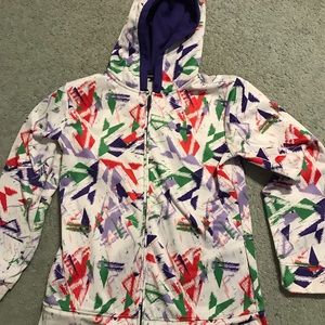 Colorful zip up hoodie